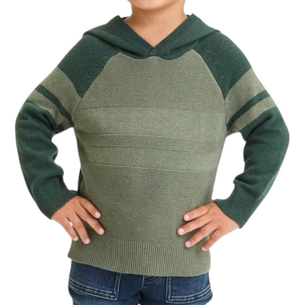 NEW Cat & Jack Toddler Boys' Pullover Sweater Green 18 Month